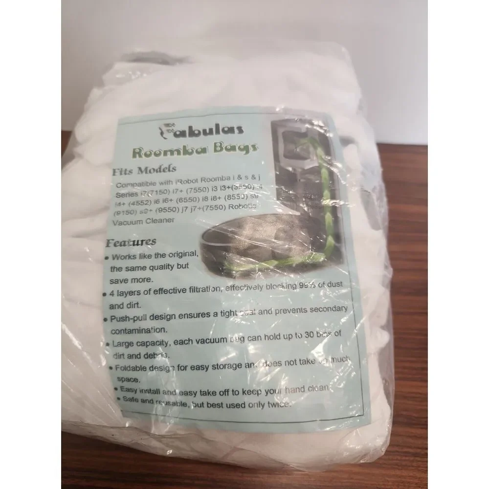 New Roomba Bags by Fabulas - Compatible with iRobot Roomba i, s, & j‎ Series
